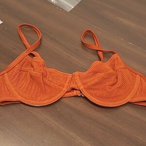 Koana Size S Burnt Orange Underwire Bikini Top